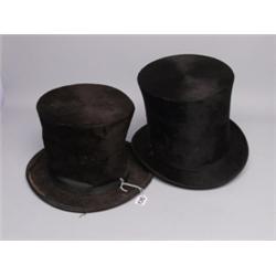 Two Antique Tophats 