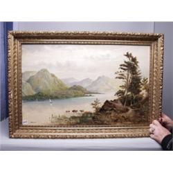 TA Mills 1896 Scottish Oil on Canvas