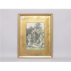 Victorian Watercolour Landscape