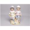 Image 1 : German Bisque Group  Two Children