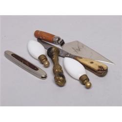 Estate Lot  Scent Bottles , Seal, 1801 Knife