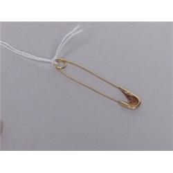 18K Gold & Sapphire Money Pin