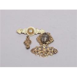 Four Gold Victorian Pins