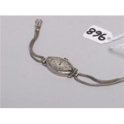 Solid 14Kt Waltham Art Deco Wrist Watch