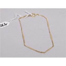 Italian 18K Gold Watch Chain 16.7 Grams