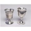 Image 1 : 2-19th C. American Silver Plate Goblets