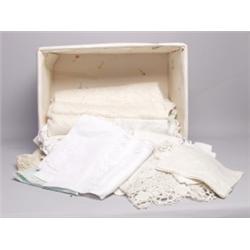 Estate Lot of Linen and Lace