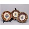 Image 1 : 3 Circular Framed Needlepoint Pictures