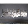Image 1 : Misc Sized, 3/8" Shank HSS End Mills, 25 Total