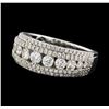 Image 1 : 1.38 ctw Diamond Ring - 14KT White Gold