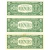 Image 2 : $1 XF/AV Silver Certificate Currency Lot of 3