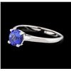 Image 1 : 0.80 ctw Tanzanite Ring - 14KT White Gold