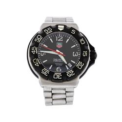 Tag Heuer Stainless Steel Formula 1 Black Dial Watch