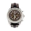 Image 1 : Breitling Stainless Steel 5.30 ctw Diamond Bentley Motors Men's Watch