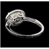 Image 3 : 0.30 ctw Diamond Ring - 14KT White Gold