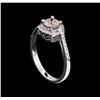 Image 4 : 0.96 ctw Diamond Ring - 14KT White Gold