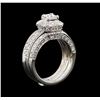 Image 4 : 1.53 ctw Diamond Ring - 18KT White Gold