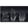 Image 1 : Lot of 3 Glass Pitchers