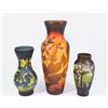 Image 1 : 3 Modern Cameo Glass Vases