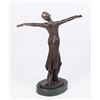 Image 3 : Bronze Art Deco Dancer on Marble Base
