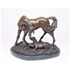 Image 1 : Contemporary Bronze Grouping of Horse with Foal