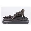 Bronze Indian on Marble Base