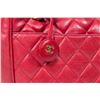 Image 2 : Chanel Red Quilted Soft Leather Bag