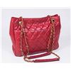 Image 4 : Chanel Red Quilted Soft Leather Bag