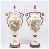 Image 1 : Pair Porcelain Covered Urns