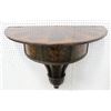 Image 1 : :Antique Inlaid Wall Console with Storage Space