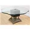 Image 2 : Bronze Glass Top Low Coffee Table