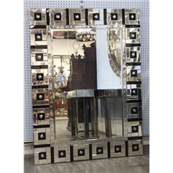 Large Art Deco Style Venetian Mirror