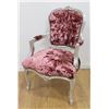 Image 2 : Pair Silvered & Crushed Velvet Armchairs