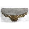 Image 2 : Art Deco Gilt Bronze Wall Console
