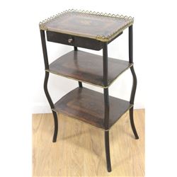 Napoleon III Marquetry Inlaid Etagere