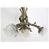 Image 2 : Victorian Style Cast Metal 4-Light Chandelier