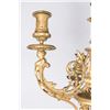 Image 3 : 2 Louis XV Style Bronze & Stone 7-Light Candelabra