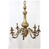 Image 1 : George III Style Gilt Metal 8-Light Chandelier