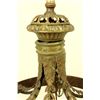 Image 3 : Cast Brass Ceiling Fixture & Brass Chandelier