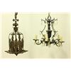 Image 1 : 2 Cast Brass Chandeliers