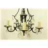Image 8 : 2 Cast Brass Chandeliers