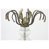 Image 2 : Louis XV Style Metal & Glass 6-Light Chandelier