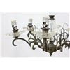 Image 4 : Louis XV Style Metal & Glass 6-Light Chandelier