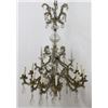 Image 1 : :Venetian Gilt Wrought Iron 12-Light Chandelier
