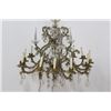 Image 2 : :Venetian Gilt Wrought Iron 12-Light Chandelier