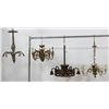 Image 1 : 4 French Cast Brass Chandeliers