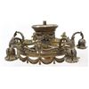 Image 3 : 4 French Cast Brass Chandeliers