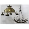 Image 2 : 5 French Brass Chandeliers
