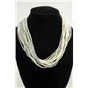 Image 1 : Multistrand Color Seed Pearl Necklace