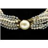 Image 3 : Multistrand Color Seed Pearl Necklace